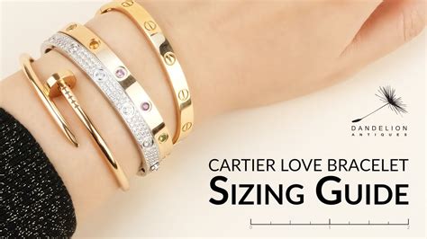 cartier love bracelet black|cartier love bracelet size chart.